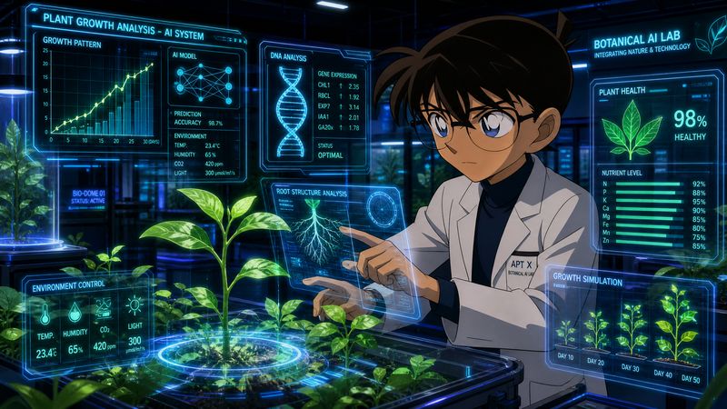 猎奇植物视频-AI植物生长分析视频